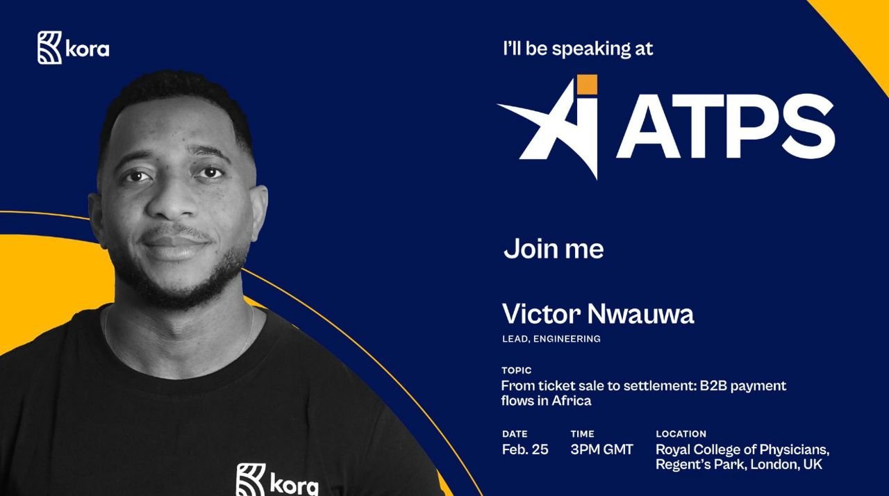 Kora speaker announcement for Victor Nwauwa at ATPS, 25 February